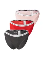 Calvin Klein Underwear Nohavičky  ružová / červená / čierna