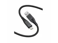 Swissten kabel USB-A - lightning, 0,4 m, 60W, černý