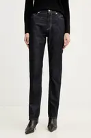 Džíny BOSS Orange dámské, tmavomodrá barva, 50552466