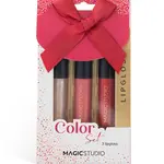Magic Studio Colorful sada lesků na rty 3x1,5 ml