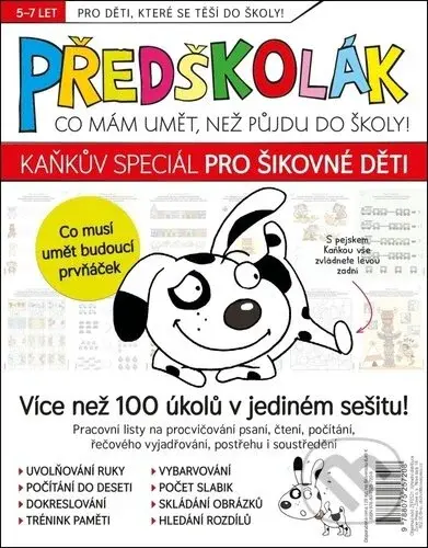 Předškolák - Kaňkův speciál pro šikovné děti (Co mám umět, než půjdu do školy!) - kniha z kategorie Úkoly pro děti