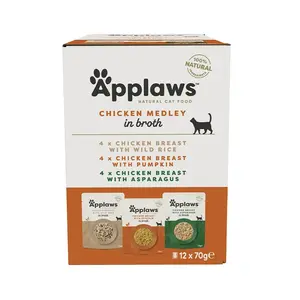 Applaws Cat Multipack Kuřecí kapsička 12x70 g
