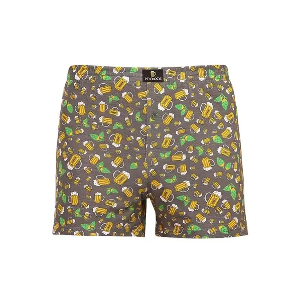 VoXX Pánské trenky vícebarevné (Karlos - pivo malé/šedé) M