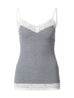 HOLLISTER Top  námornícka modrá / biela