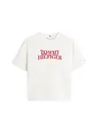 TOMMY HILFIGER Tričko 'CLASSIC'  červená / čierna / biela