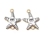 Ocean Theme Alloy Enamel Connector Charms