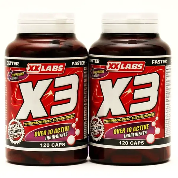 Xxlabs X3 Thermogenic Fat Burner 120+120 kapslí