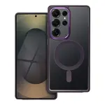 Zadní kryt COLOR EDGE MAG COVER case compatible with MagSafe pro Samsung Galaxy S25, fialová