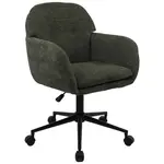 MID.YOU OTOČNÁ ŽIDLE, tkaná látka, zelená