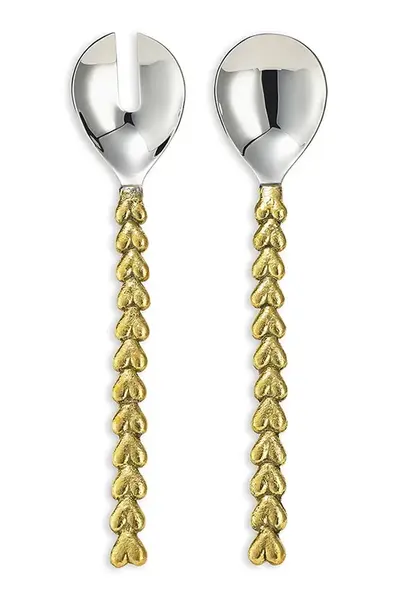 Salátové lžíce Doing Goods Holly Heart 25 x 5,5 x 2,5 cm