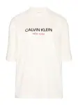 Calvin Klein Jeans Tričko  červená / čierna / prírodná biela