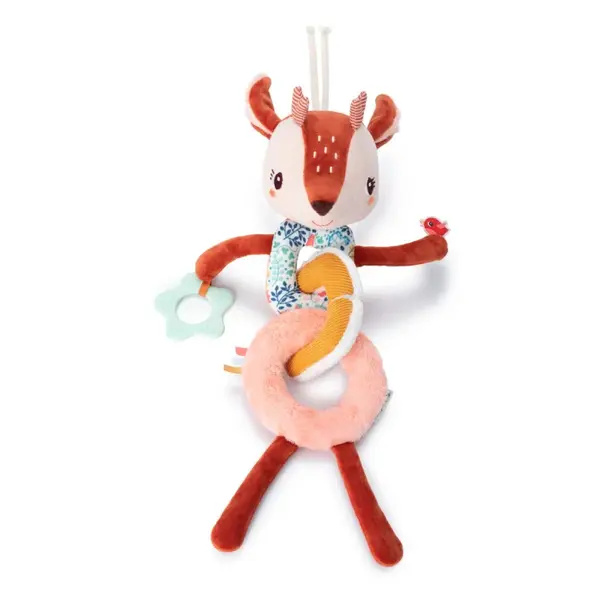 Lilliputiens plyšový řetěz s aktivitami - jelínek Stella