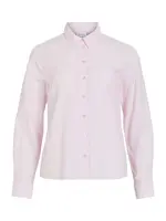 VILA Blúzka 'VIDarma'  ružová / biela