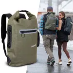 Nepromokavý moto batoh W-TEC Uphills khaki