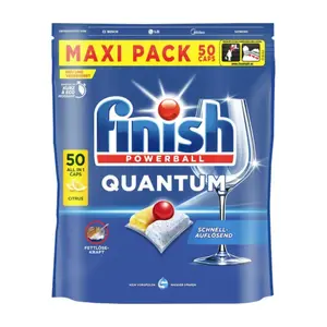 Finish Powerball Quantum tablety do myčky Citrón 50 ks