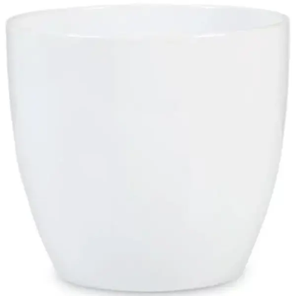 Keramický obal na kvetináč Scheurich 920, ø19cm, farba biela