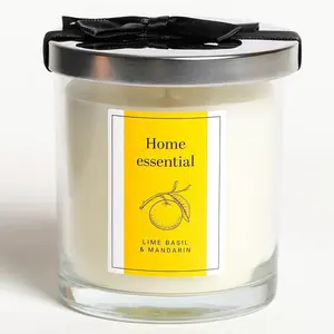 Vonná sviečka Lime Basil&Mandarin 8x9 cm