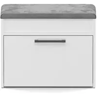 Skrinka na topánky Parma Mini  Biela