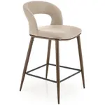 Barová Stolička H114 béžová/orech