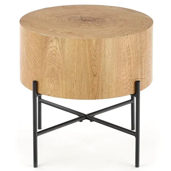 Konferenčný stolík Brooklyn-S dub prírodný/čierna