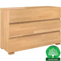 Komoda drevená  buk 3s Skandica Vestre Prirodzené