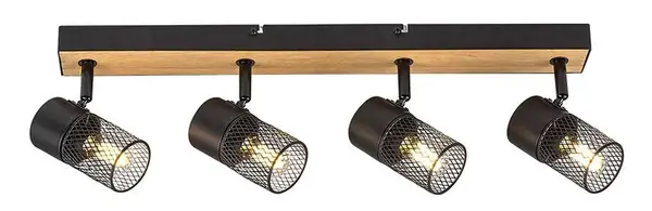 Stropné bodové svietidlo METTA E14 4XMAX 40W LS4