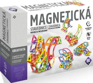 Magnetická stavebnice 89 ks