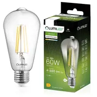 Žiarovka LED ST64 filament CL 8W E27 880LM 400