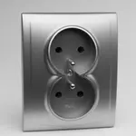 Dvojitá zásuvka GP-2VZ.GR VEGA Z/U