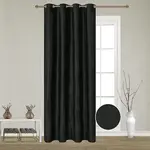 Závěs s průchodkami Monika 21573/56 140x250 černý