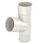 Svodová odbočka 90/90/90 mm Bryza bílá