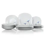 Sada talířů Blue Daisy 18 ks 60311161
