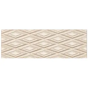 Nástěnný obklad Tiber XL beige rekt. 25/75