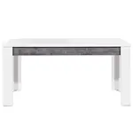 Stůl Brando B10 bílá/beton