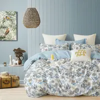 Bavlnená saténová posteľná bielizeň ALBS-M0035B 200x220