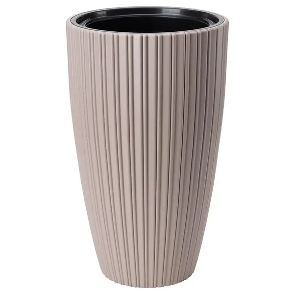 Kvetináč Mika Slim 30 béžový