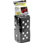 Dekorácia kocky Jolly čierne 8x8 cm 2 ks