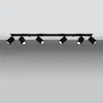 Stropné bodové svietidlo  Merida 6L A-0460 čierna