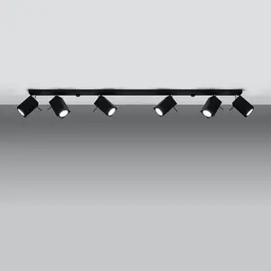 Stropné bodové svietidlo  Merida 6L A-0460 čierna