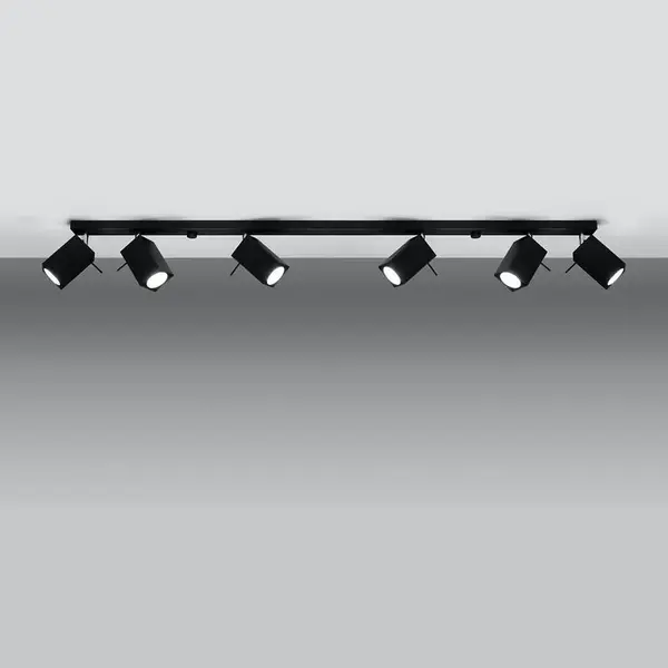 Stropné bodové svietidlo  Merida 6L A-0460 čierna