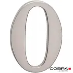 Cislo 3D nikl matny 0 - 10 cm