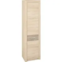 Skříň Castel 55cm dub sonoma/ sonoma lanýž, levá