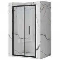 Sprchové dveře Rapid Fold 100x195 black Rea K6418