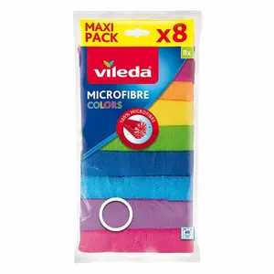 Utěrky z mikrovlákna colors 8 kusů Vileda