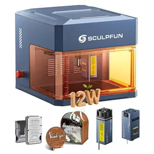 SCULPFUN iCube Ultra Dual Desktop 12W+1.2W Laser Engraver