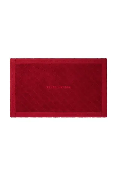 Koberec do koupelny Ralph Lauren AVENUE Carmin 50 x 80 cm červená barva