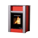 Kachle s výmenníkom AQUAFLAM VARIO LEND 11/7kW eervená FLHSF34-031