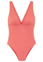 Copenhagen Studios Jednodielne plavky  marhuľová