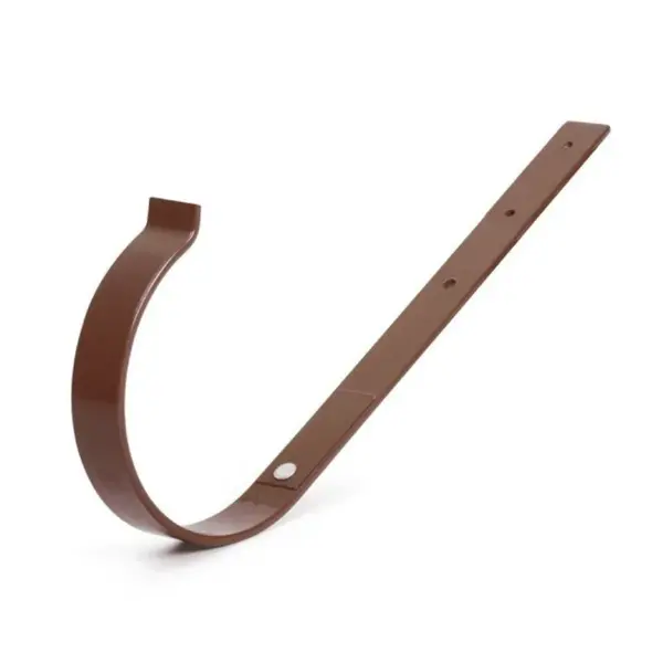 Pozinkovaný žlabový hák Covernit PVC 125 mm hnědá