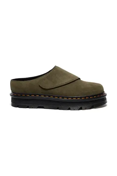 Semišové pantofle Dr. Martens ZebZag AnyWair Mule